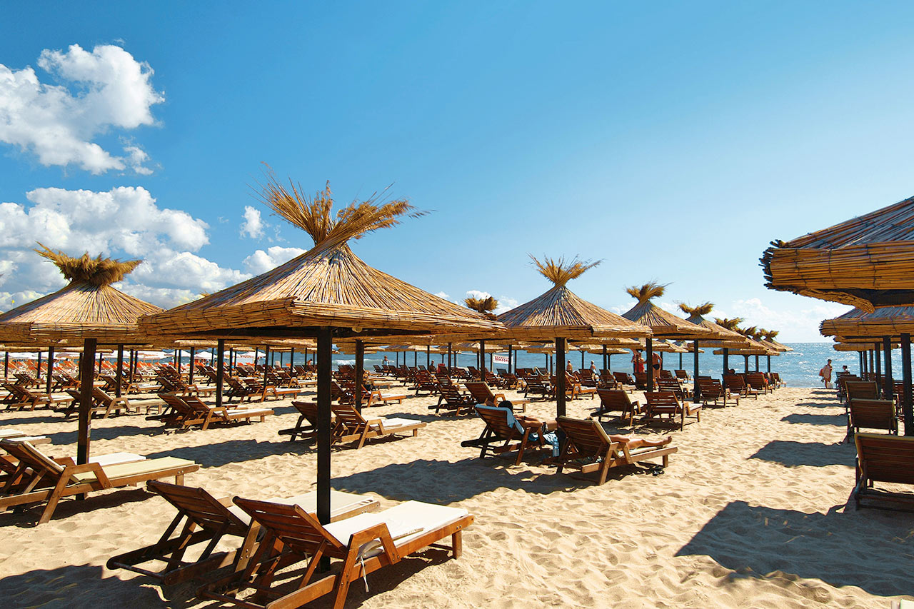 Stranden i Golden Sands