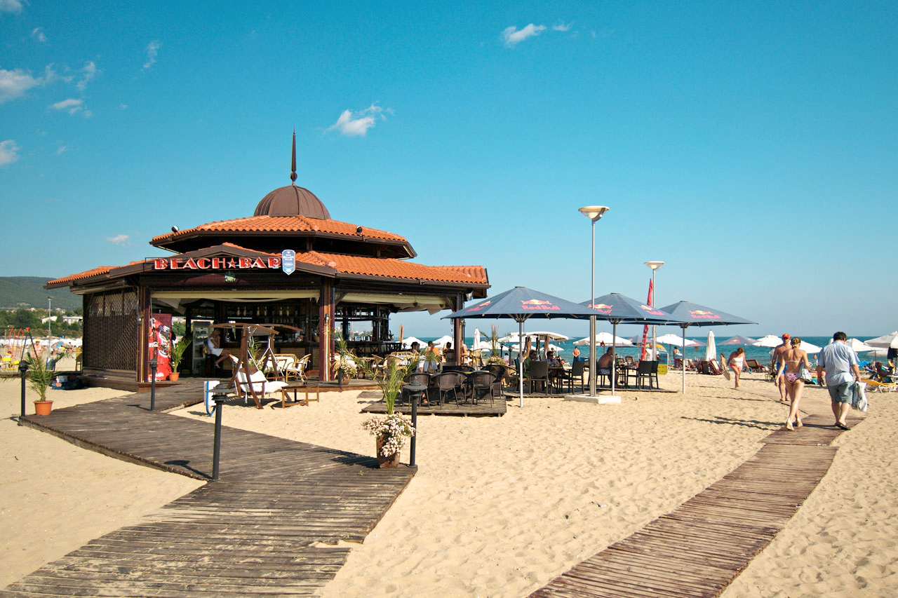 Stranden i Sunny Beach