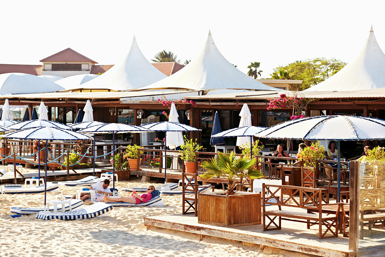 Strandbaren på Hotel Morabeza på Sal