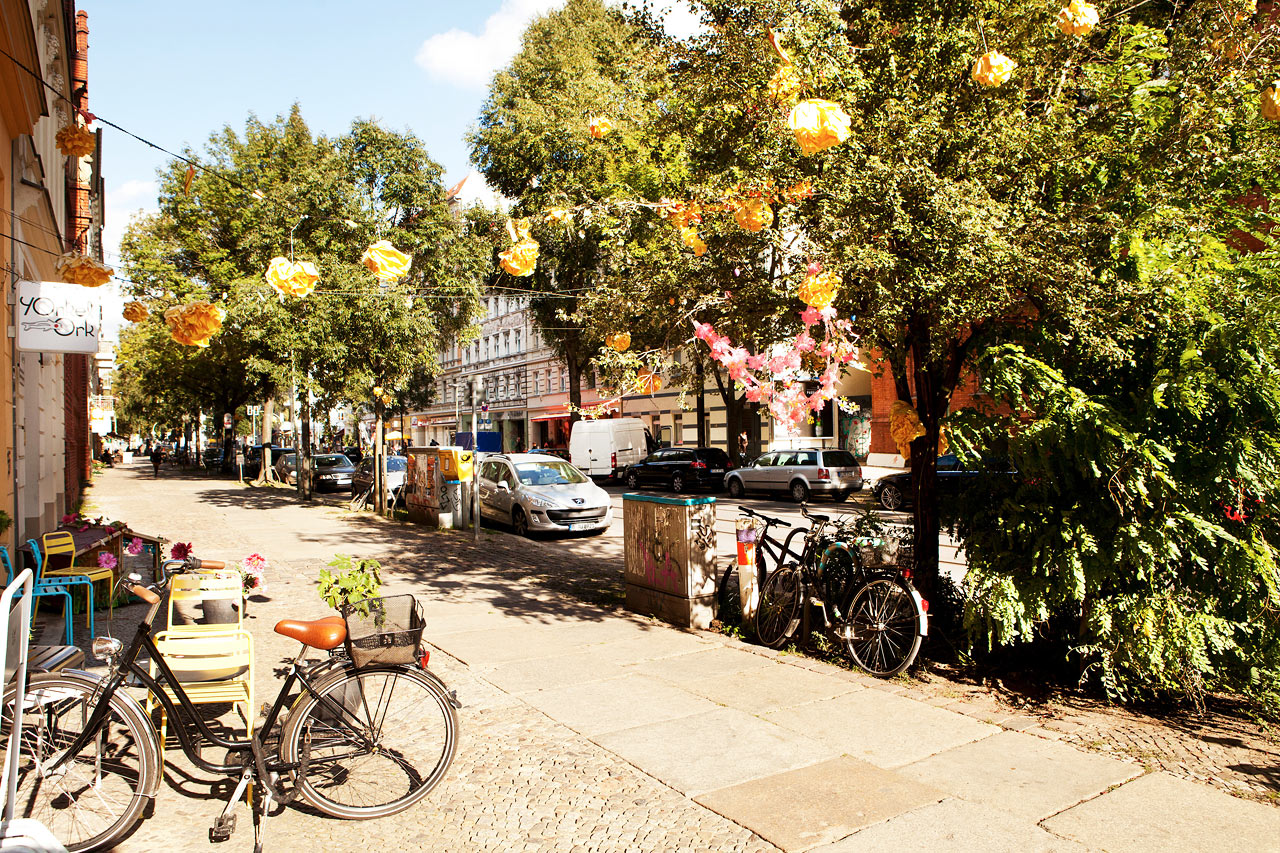 Pappelallee i Prenzlaur Berg, Berlin