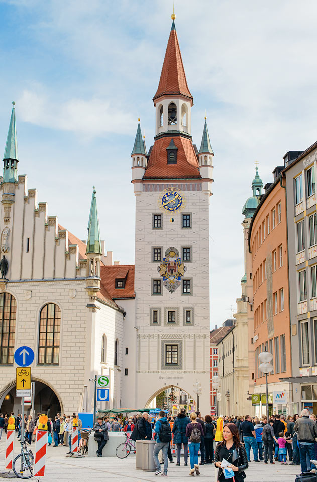 Altes Rathaus, Marienplatz i München