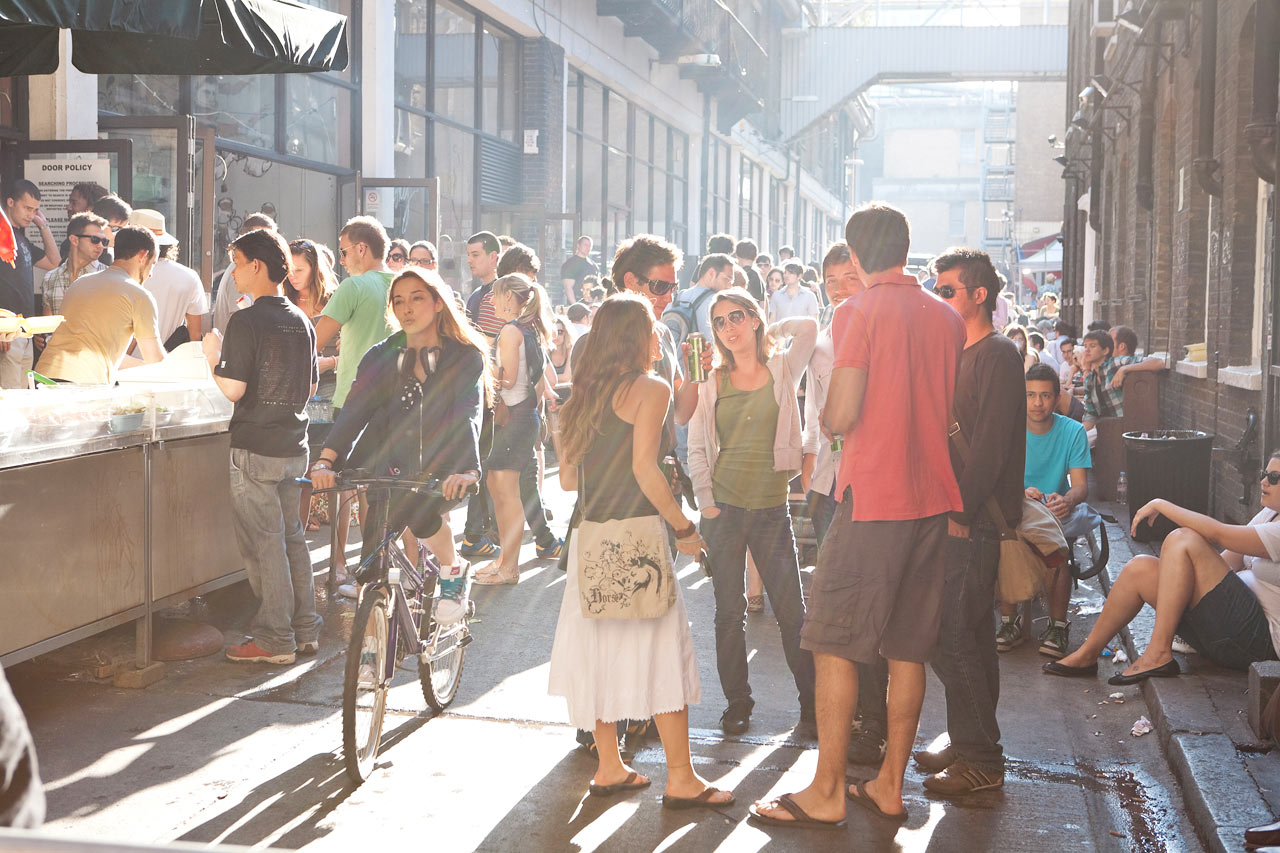 Dray walk, The Old Truman Brewery i London