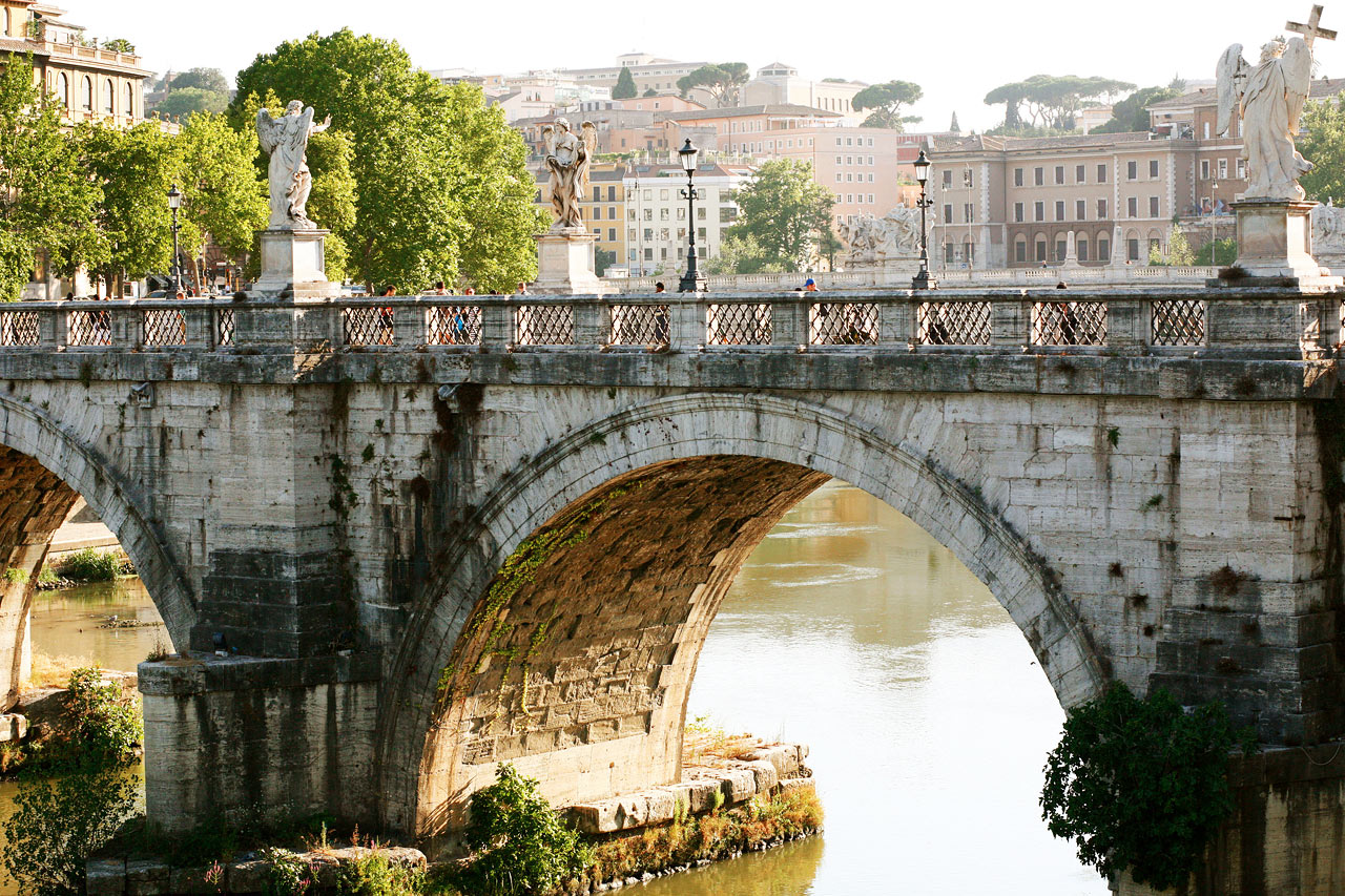 Bron vid Castel Sant'Angelo, Rom