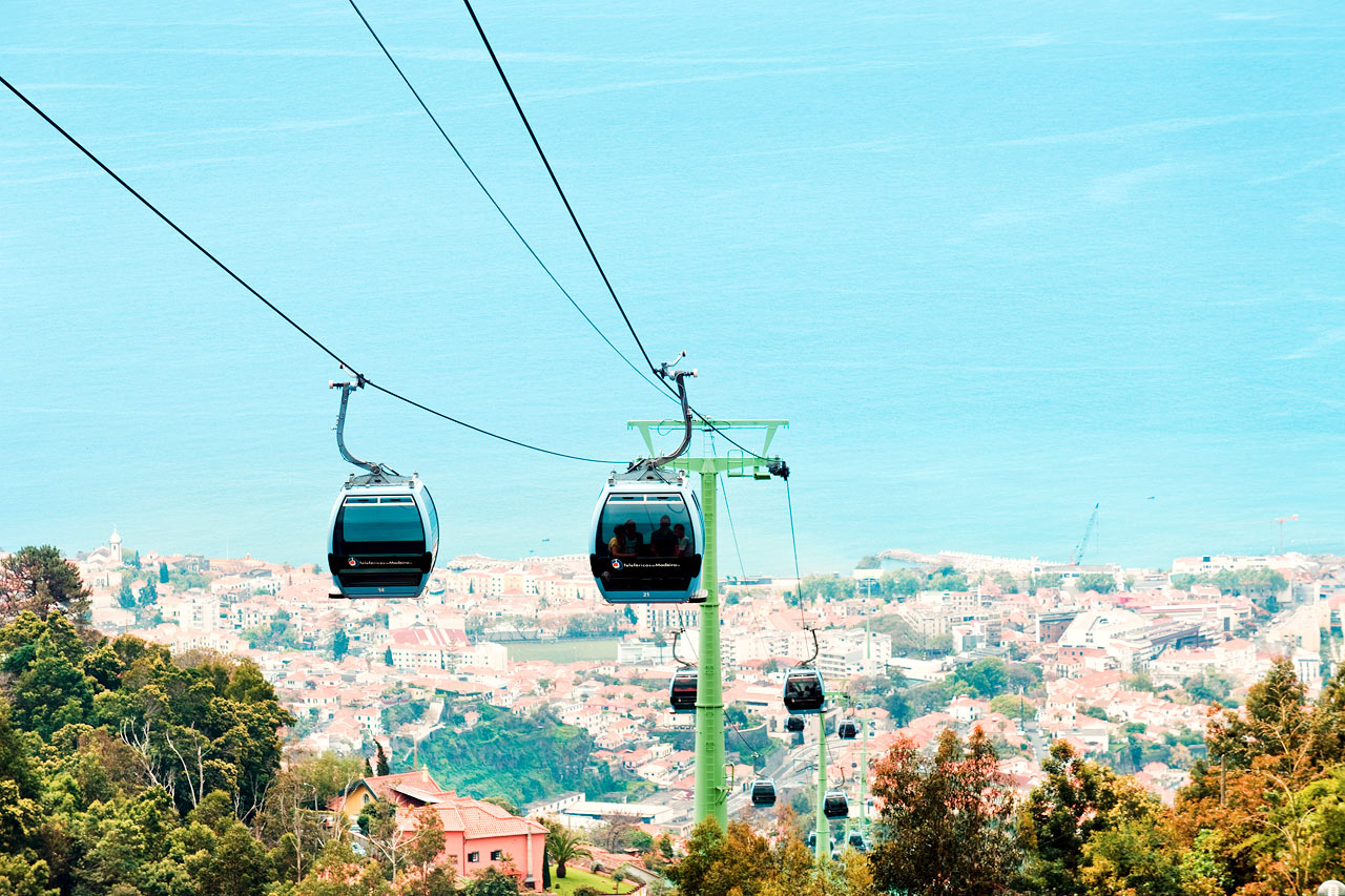 Linbanan till Monte, Teleférico do Funchal, Madeira