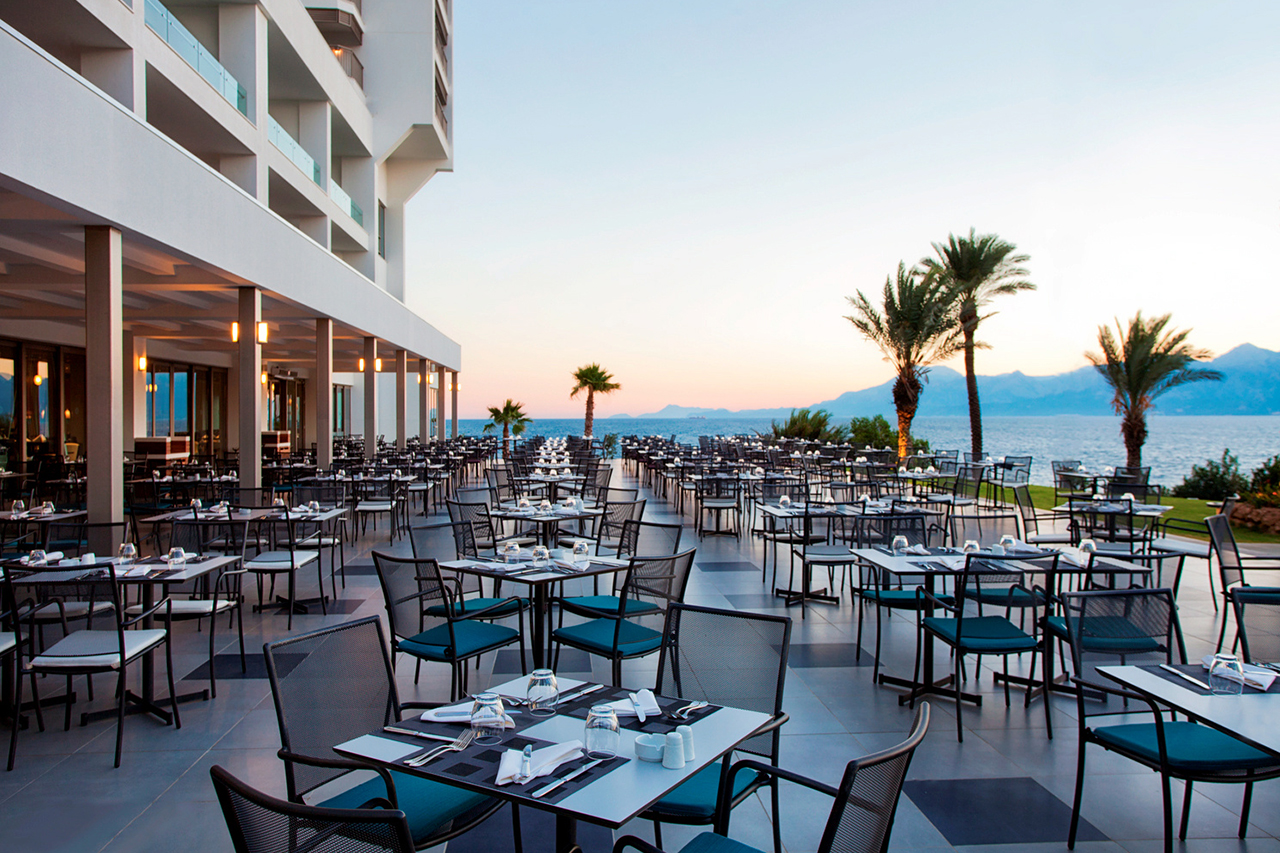 Restaurangen på Akra Hotel