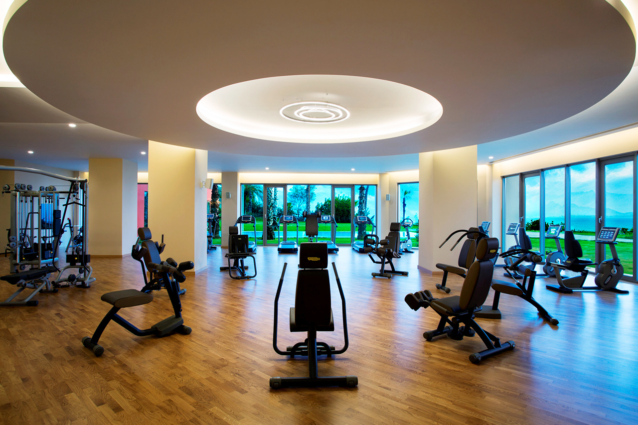 Gymmet på Akra Hotel