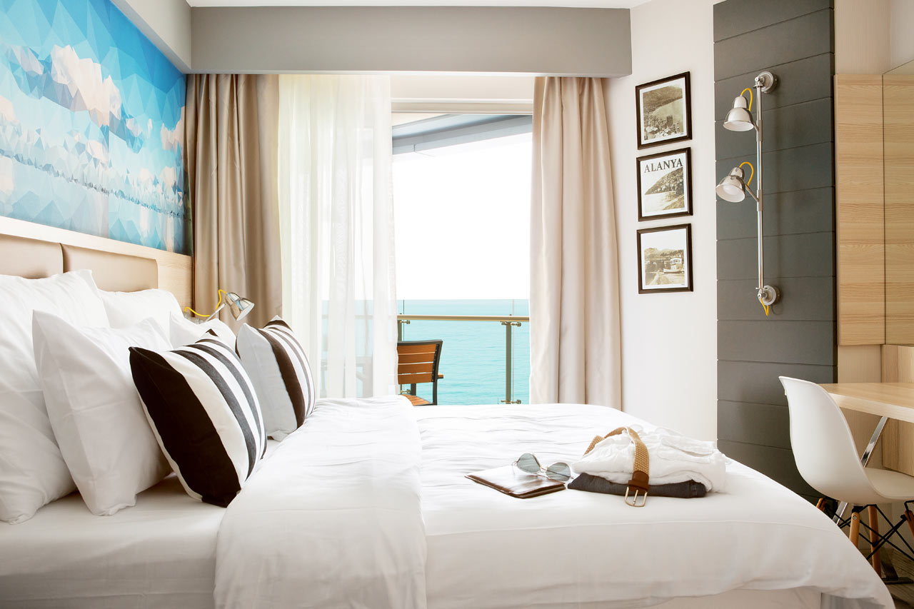 Classic Room med balkong och havsutsikt