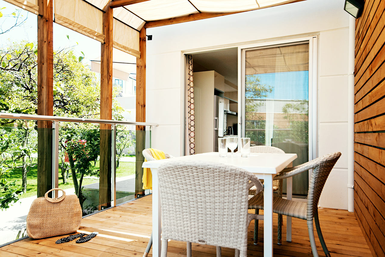Trerumslägenhet i hus/villa med 4 ordinarie bäddar