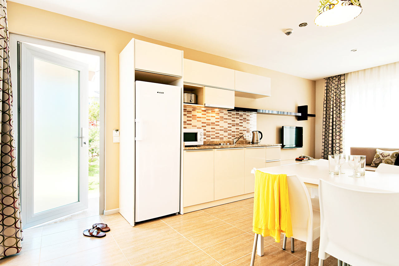 Trerumslägenhet i hus/villa med 4 ordinarie bäddar