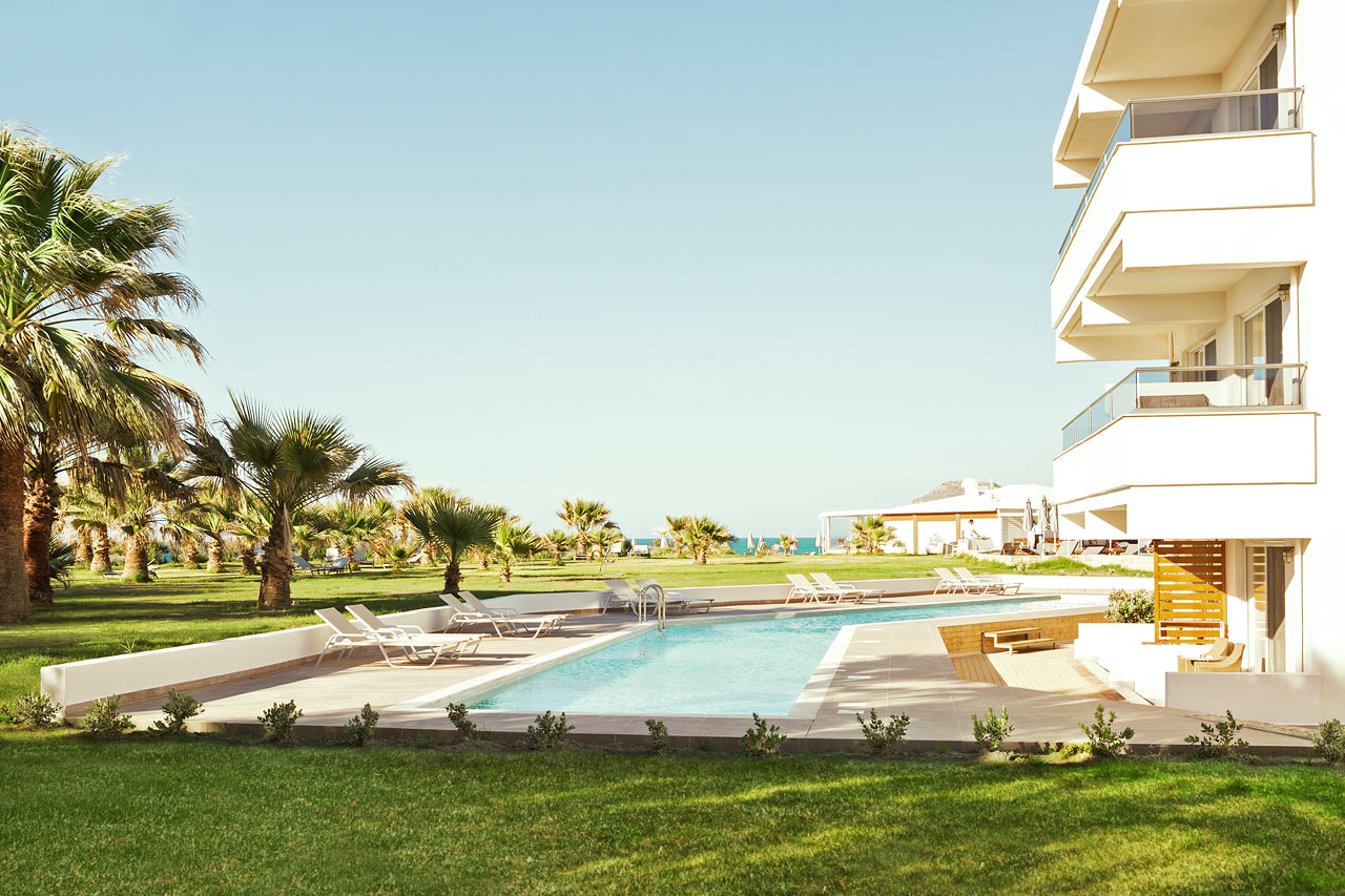 Classic Room terrass med tillgång till privat, delad pool
