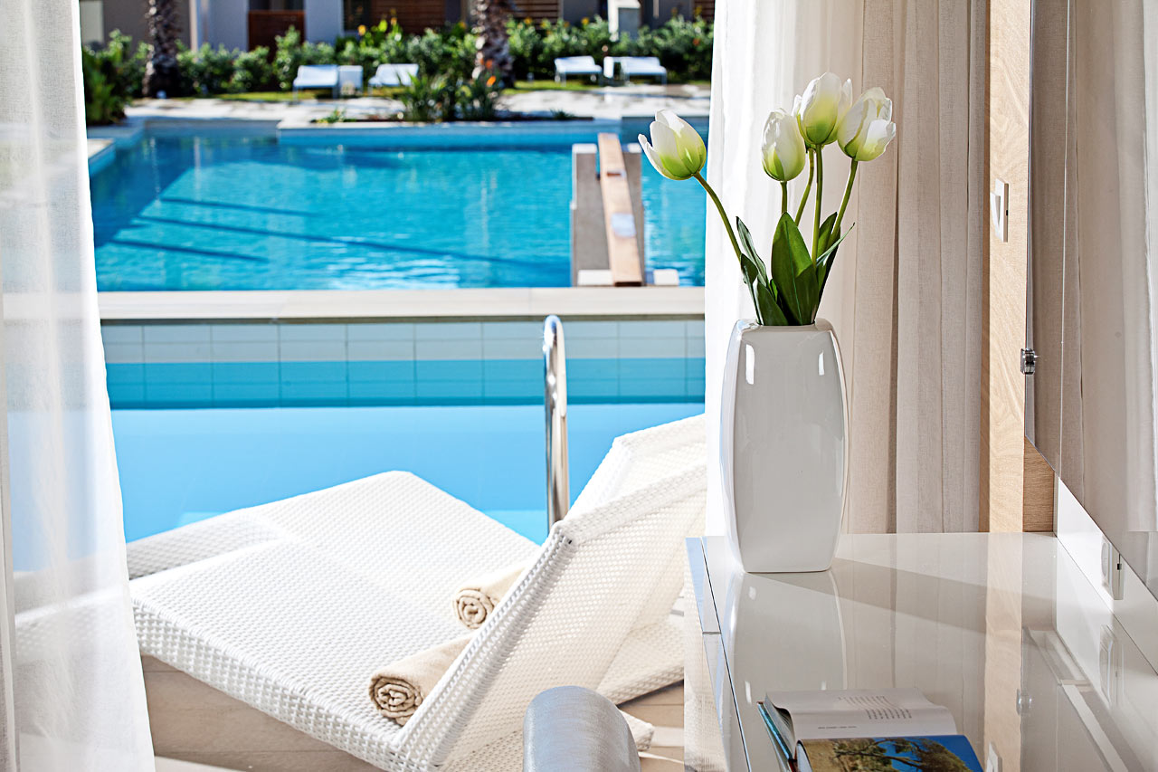 Dubbelrum med privat pool
