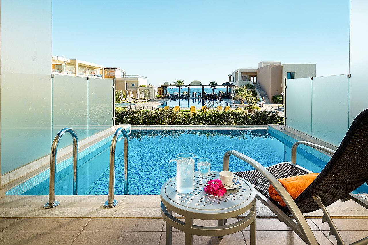 Dubbelrum med privat pool i Imperialdelen