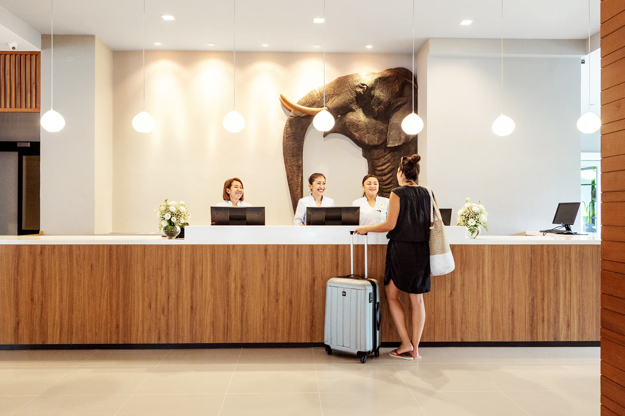Receptionen.