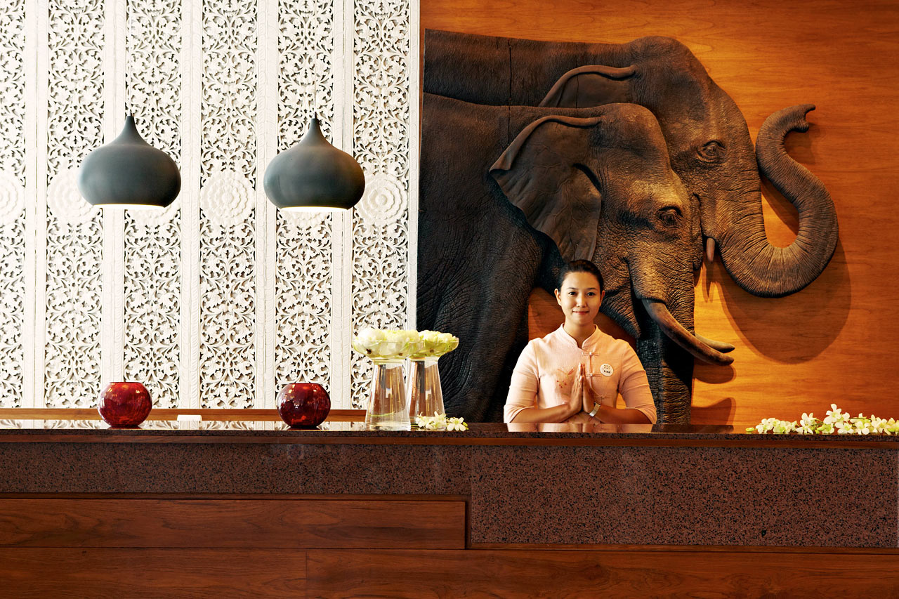 Receptionen på Sunprime Kamala Beach