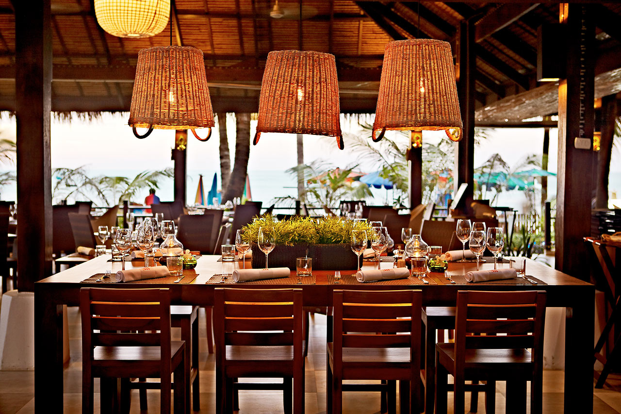 Den fina utsikten från Restaurang by the Sea