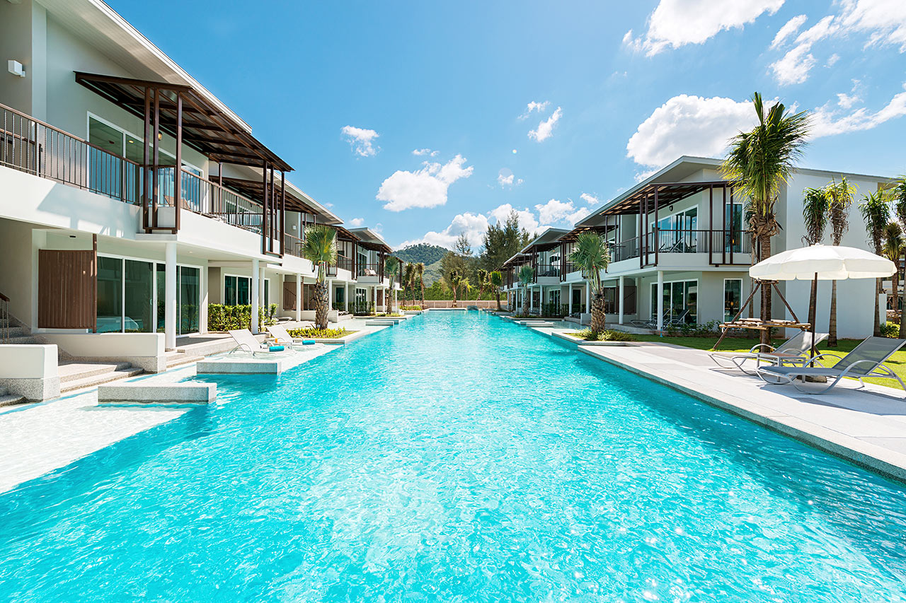 Dubbelrum med poolaccess