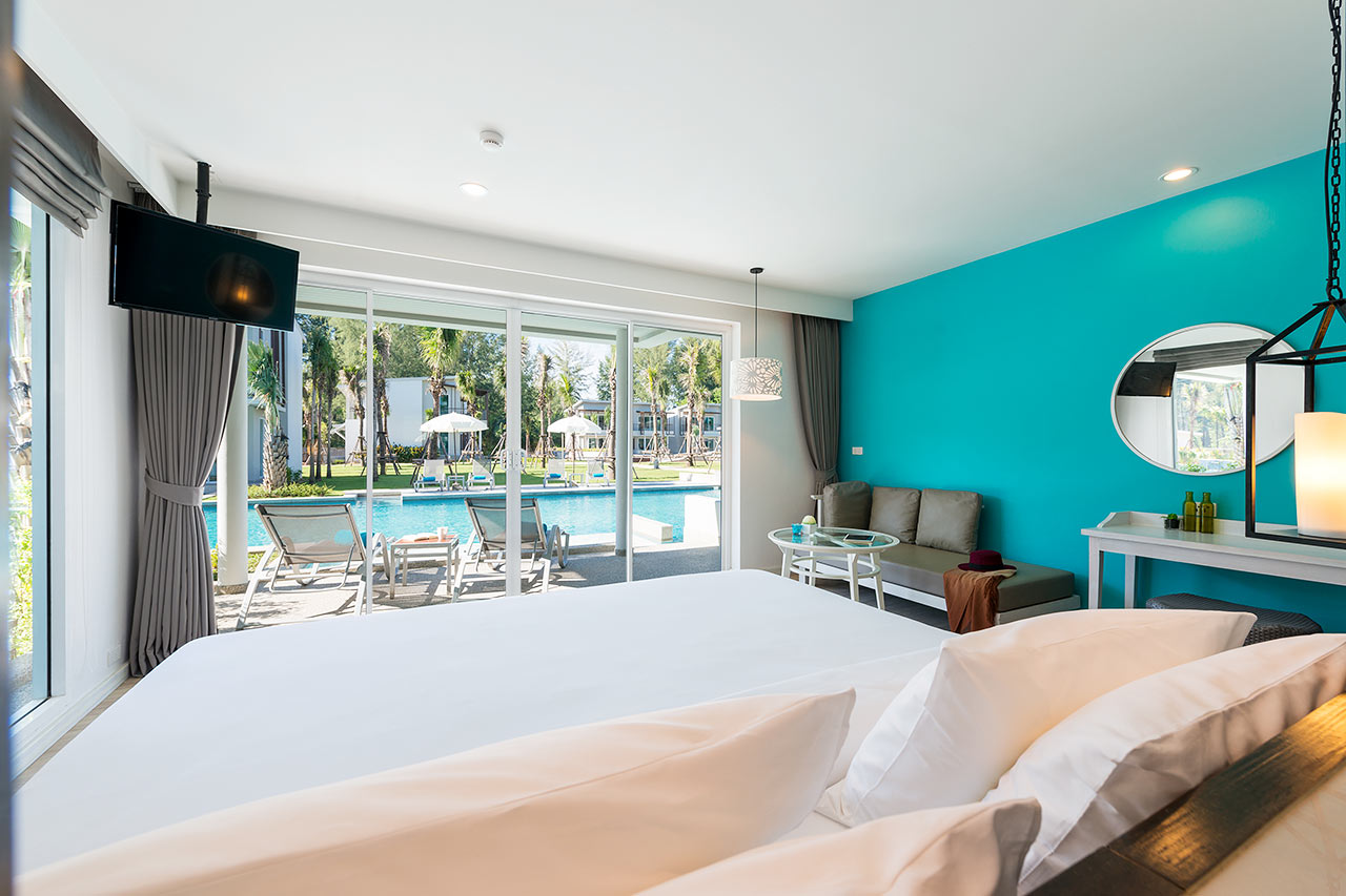 Dubbelrum med terrass och poolaccess - Waters Wing