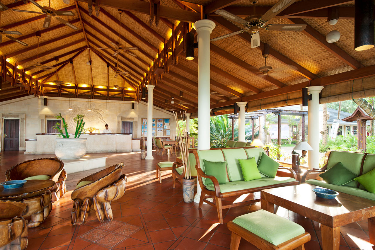 Hotellets fina lobby