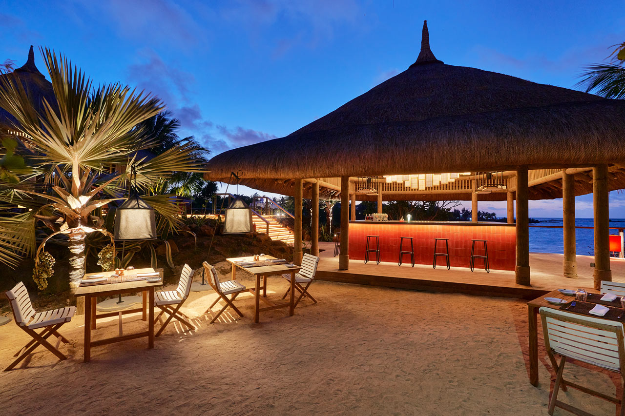 Restaurang vid stranden
