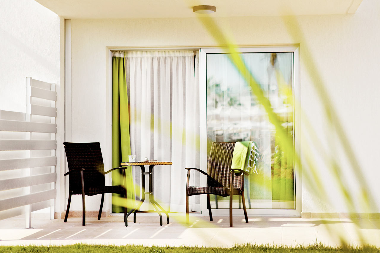 Classic Suite eller Junior Suite med terrass mot trädgården