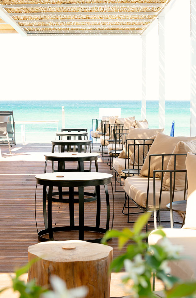 Restaurang vid stranden