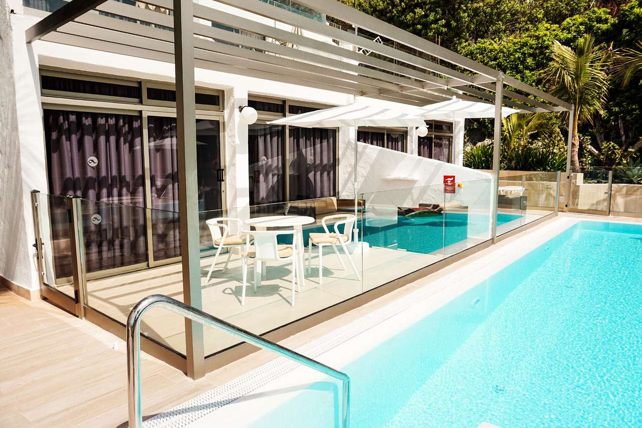 Tvårumslägenhet Club Room typ D med havsutsikt och poolaccess