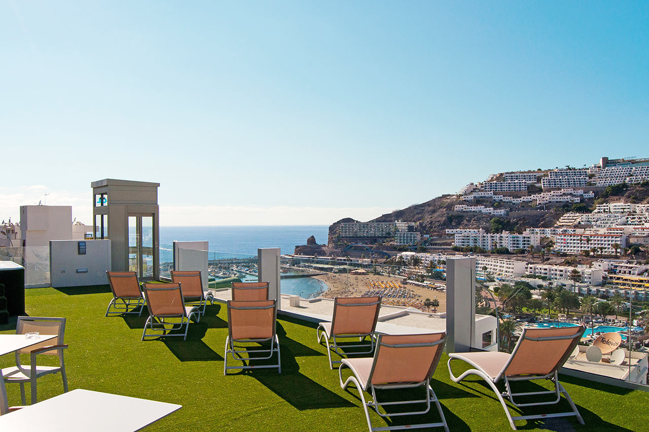 Solterrass vid Yaizasol