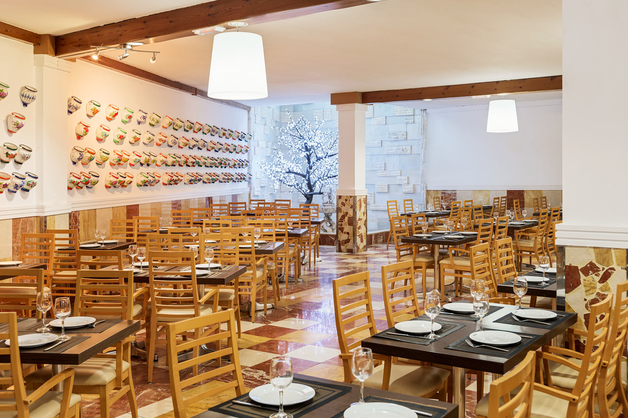 Hotellets bufférestaurang