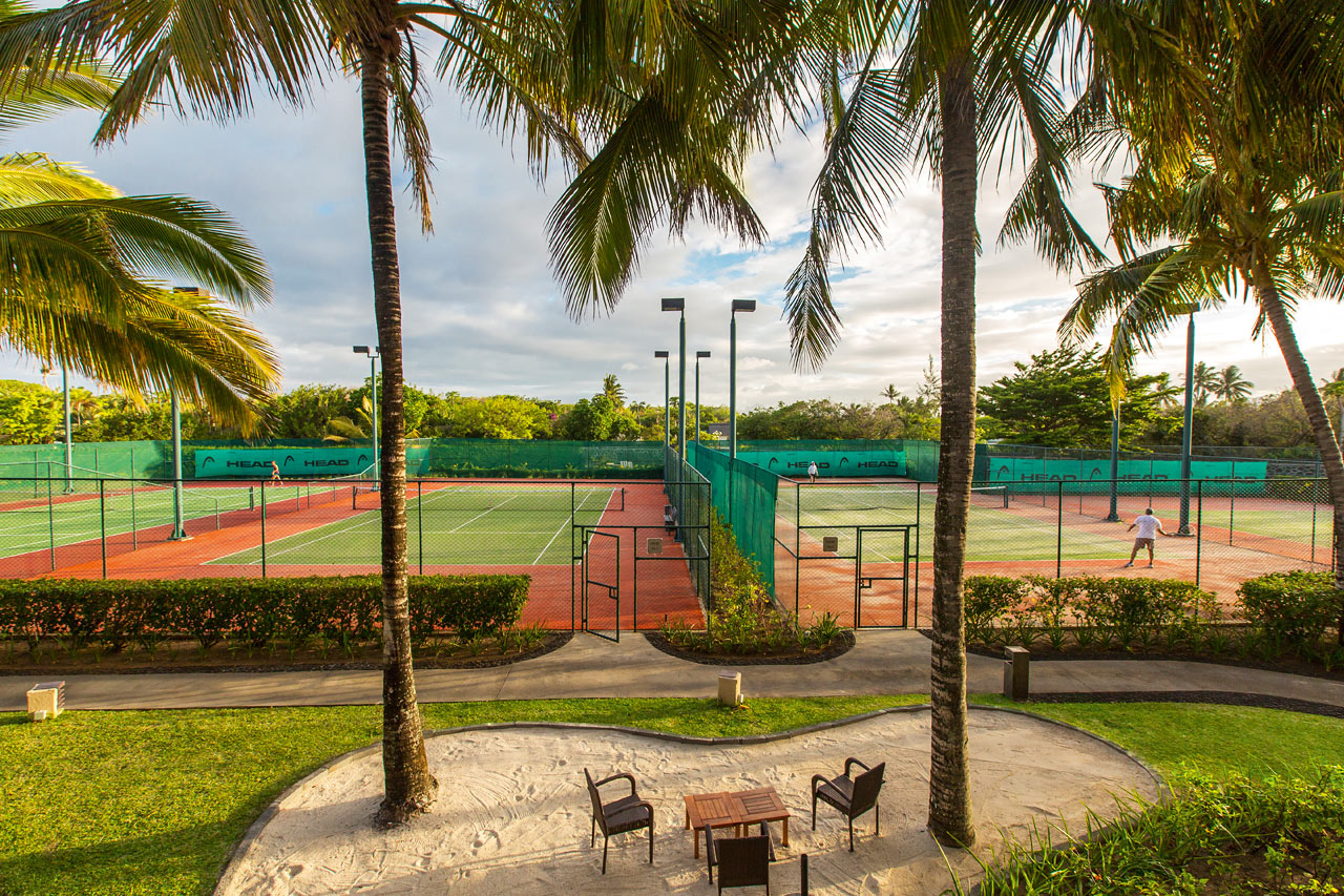 Hotellets tennisbanor