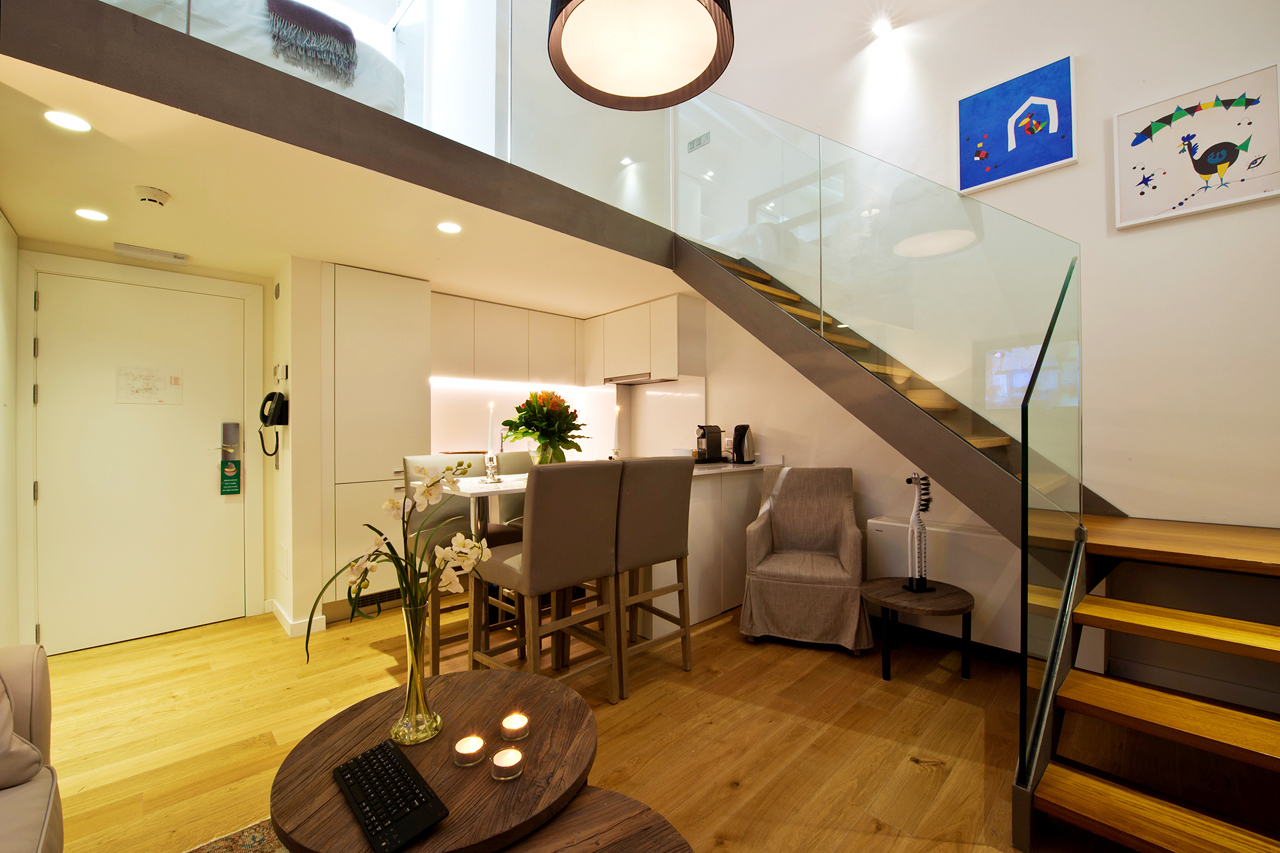 Enrumslägenhet i 2 etage