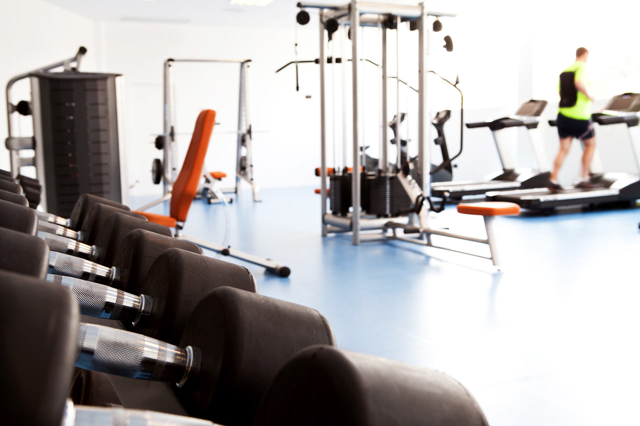 Träna på semestern på hotellets gym