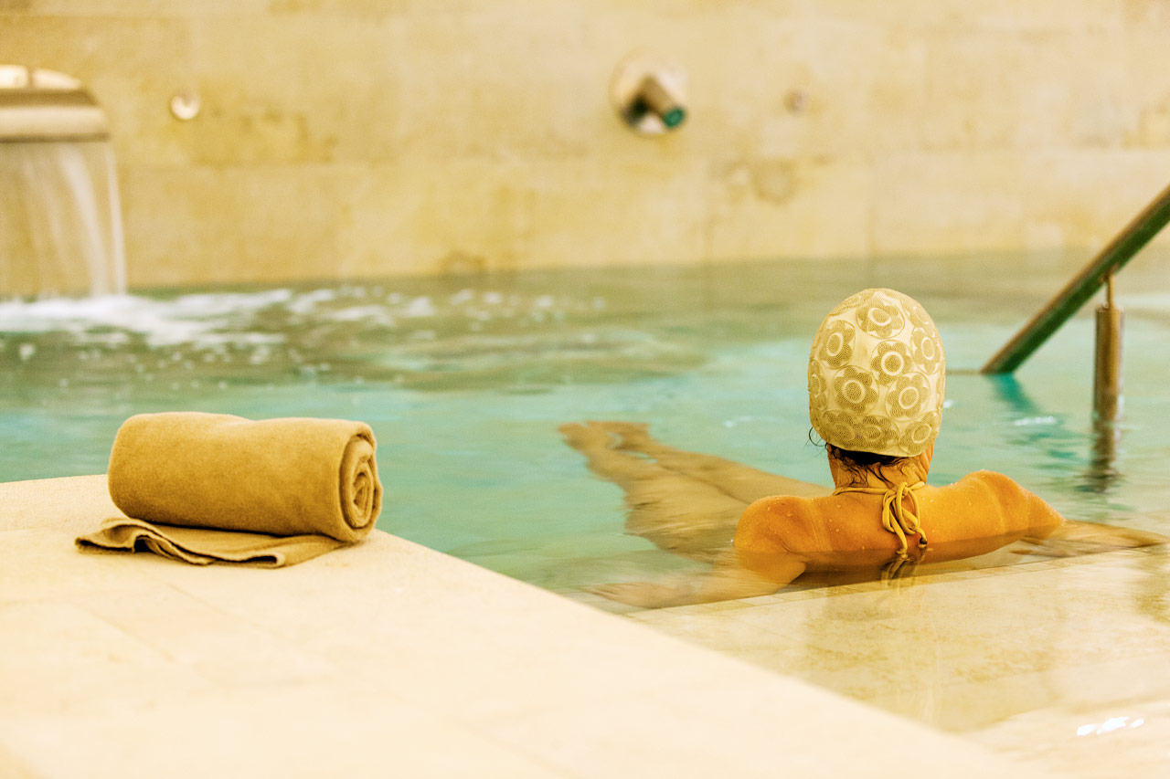 I hotellets spa kan du välja mellan flera sköna behandlingar.