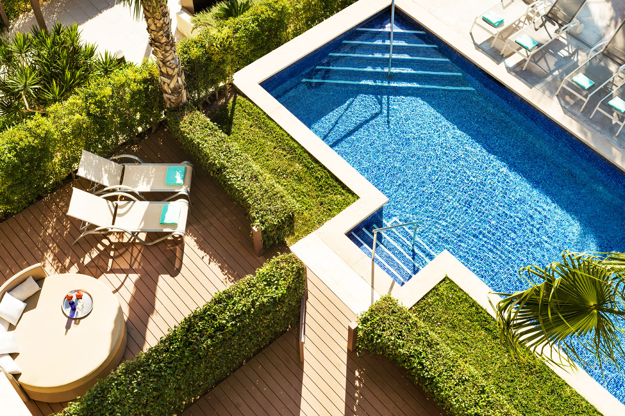 Juniorsvit med poolaccess