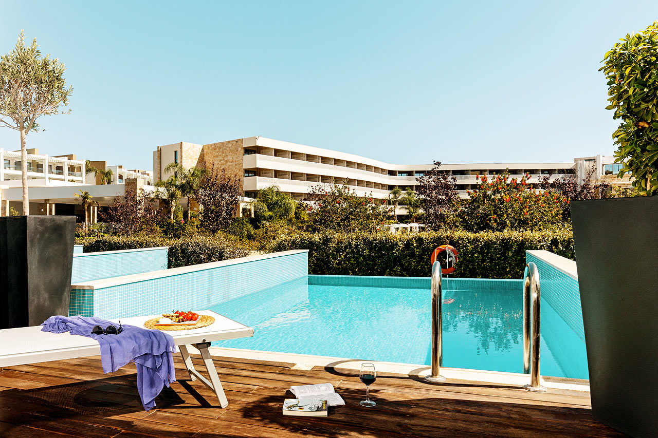 Dubbelrum juniorsvit med privat pool