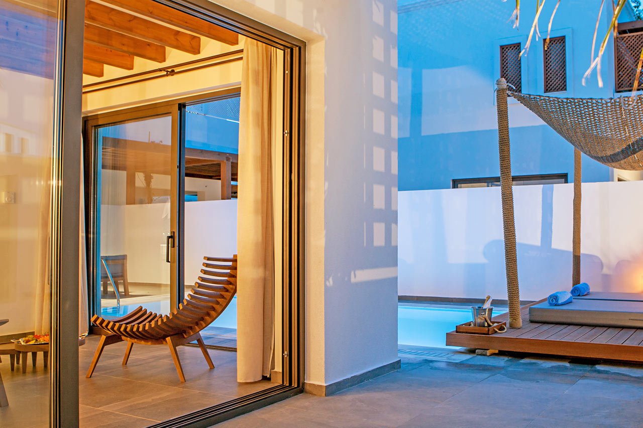 Bohemian svit med privat pool