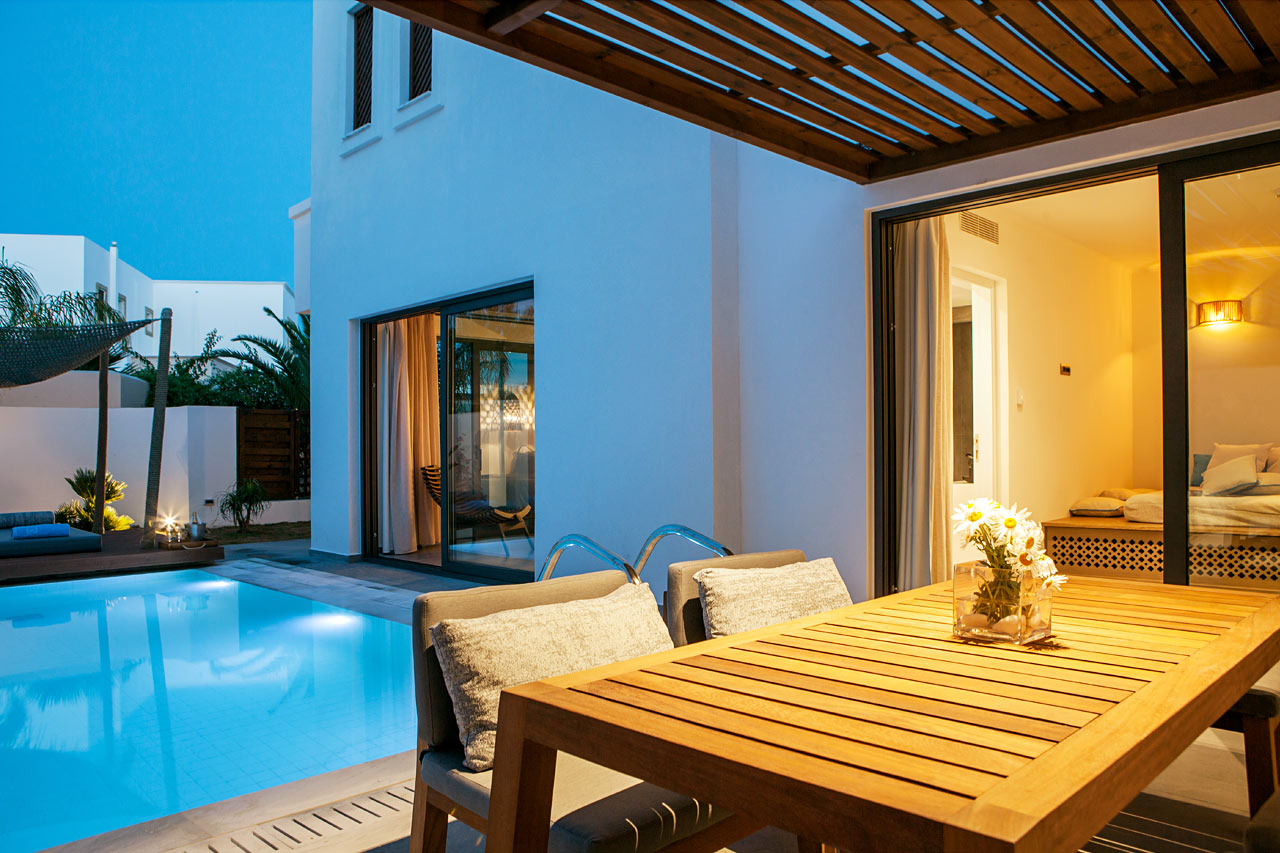 Bohemian svit med privat pool