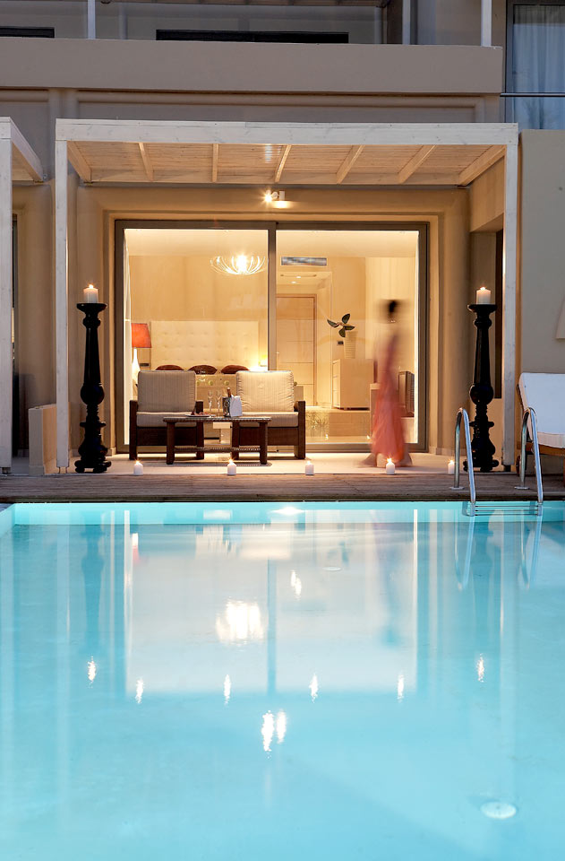 Dubbelrum med privat pool