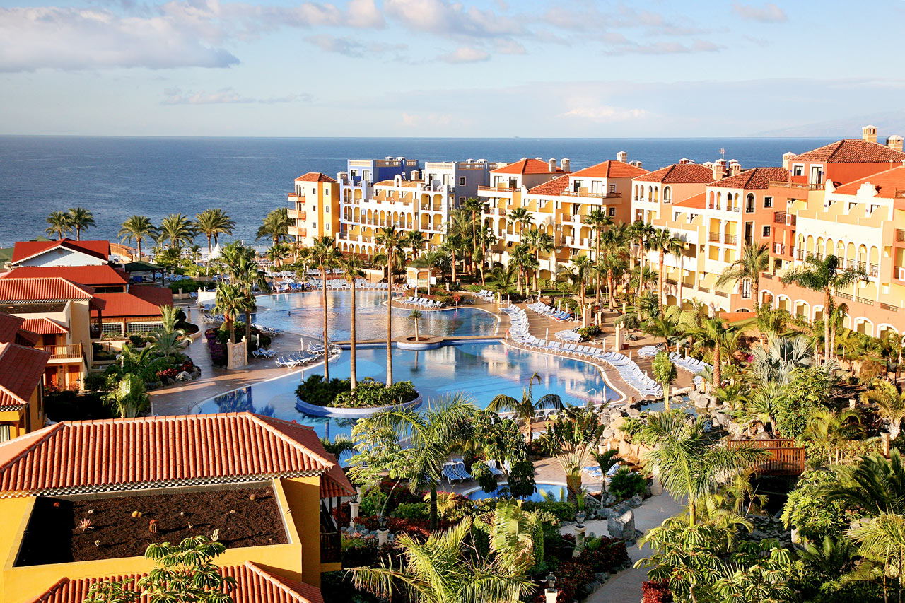 Poolområde vid Costa Adeje-delen