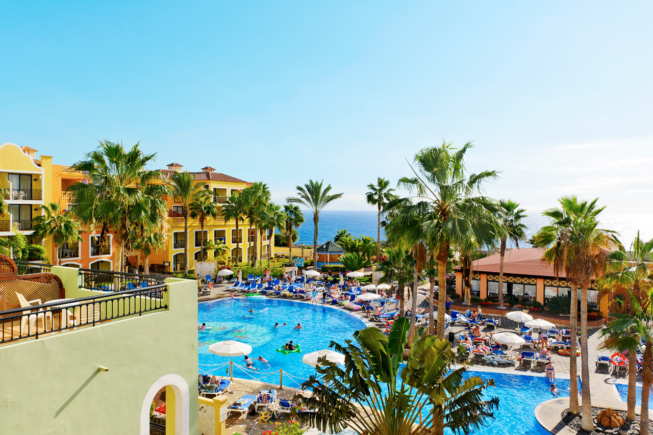 Poolområde vid Tenerife-delen