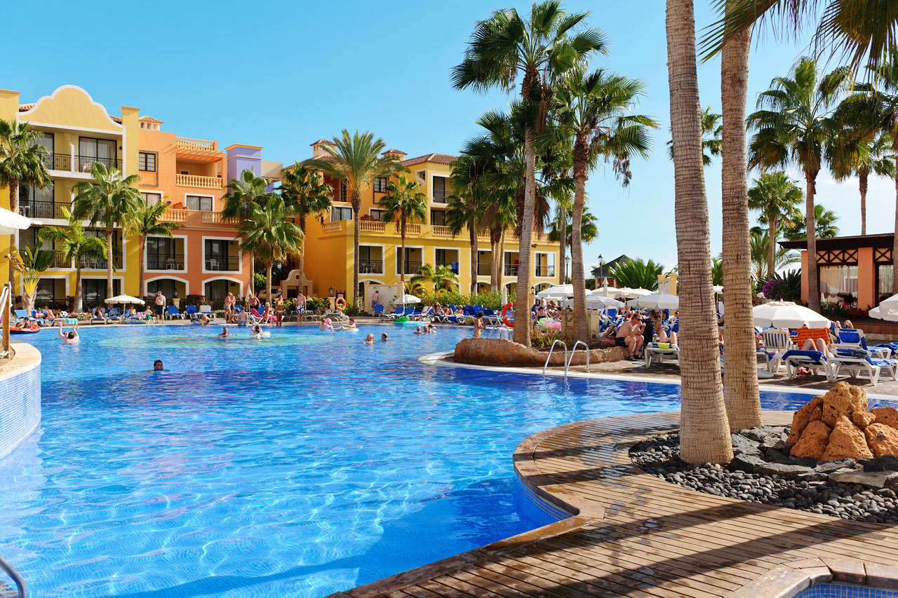 Poolområde vid Tenerife-delen