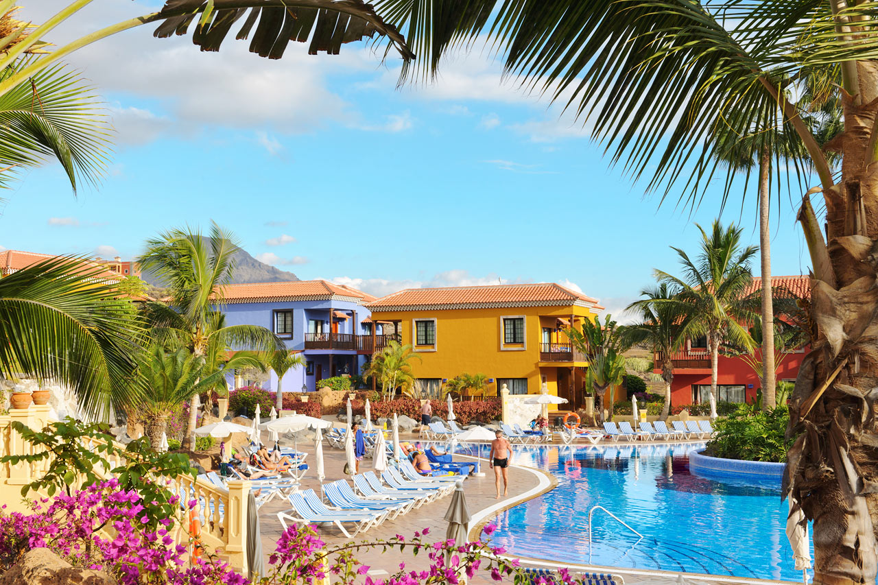 Poolområde vid Costa Adeje-delen