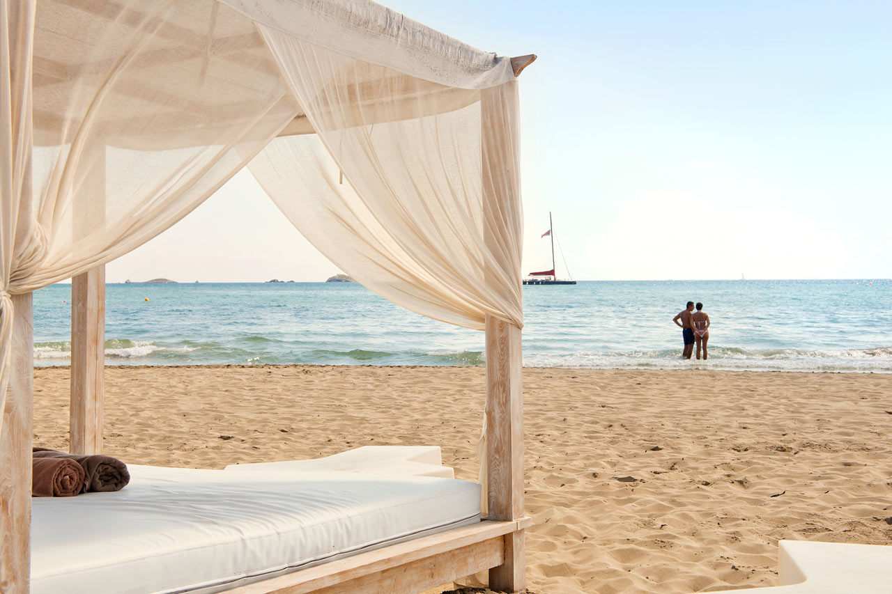 Beach Club vid Ushuaïa Ibiza Club Hotel