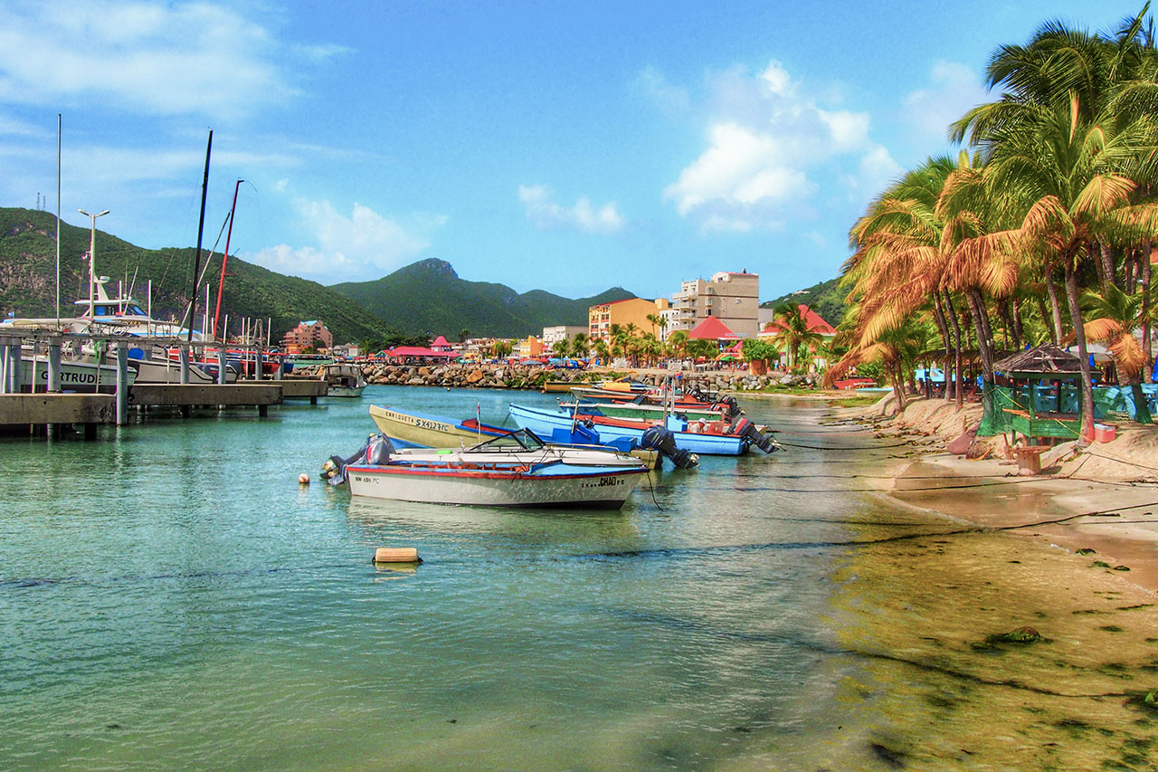 Stranden Great Bay i Philipsburg