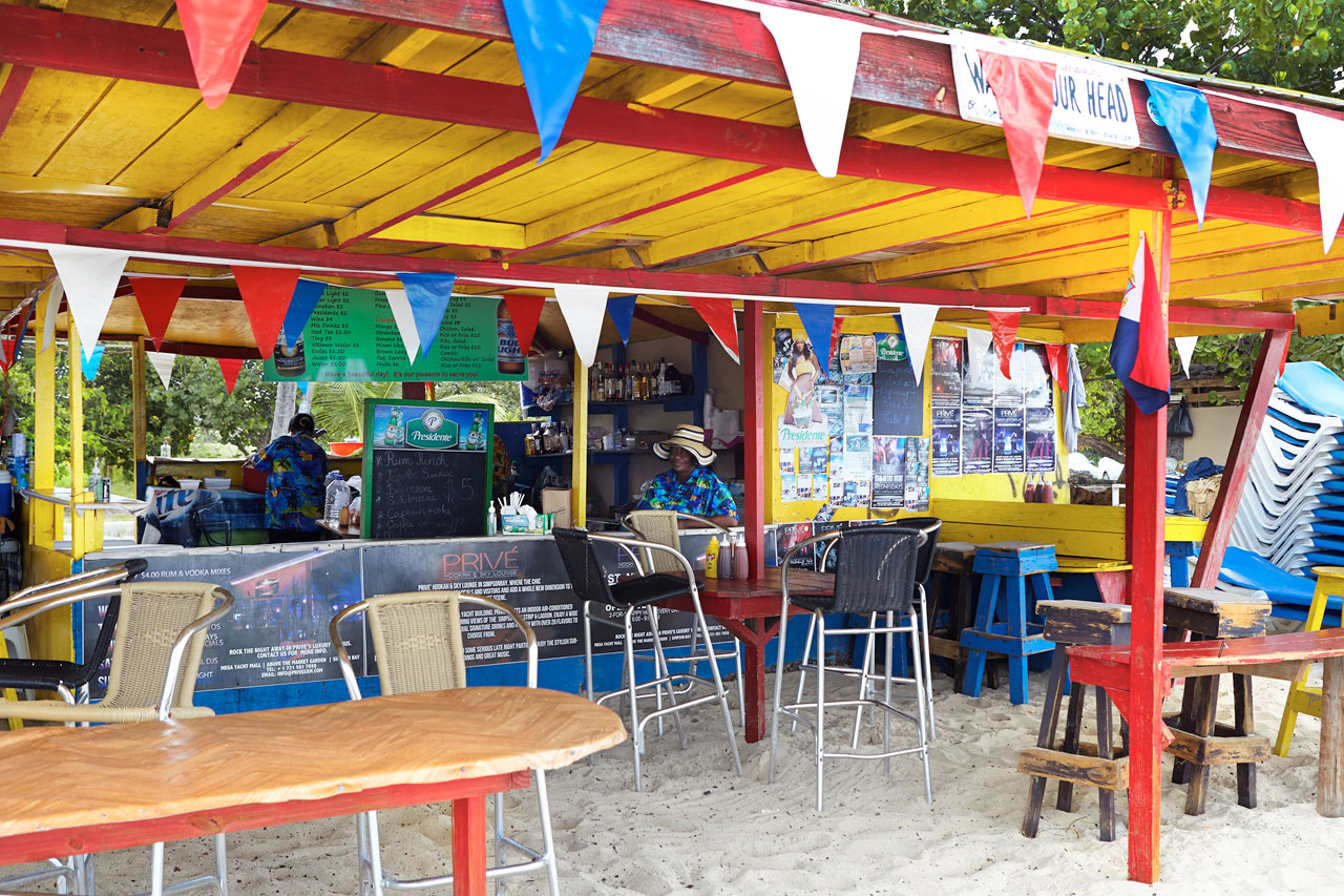 Stranden vid Simpson Bay