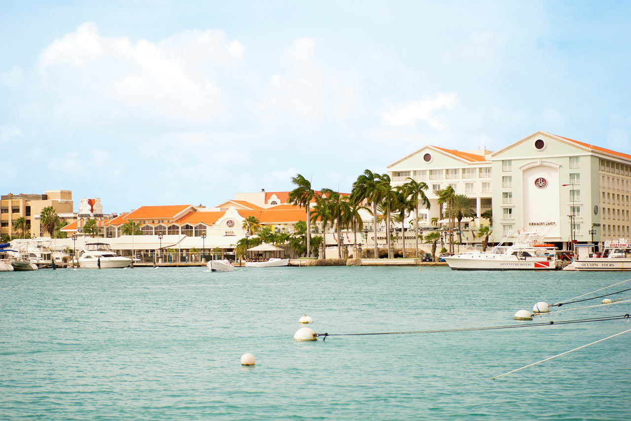Renaissance mall i Oranjestad