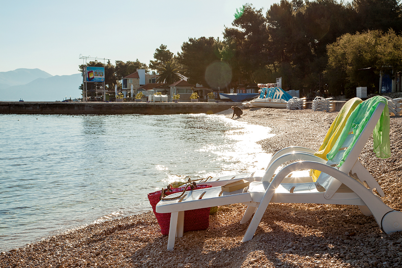 Strand i närheten av Waterman Resort Supetrus