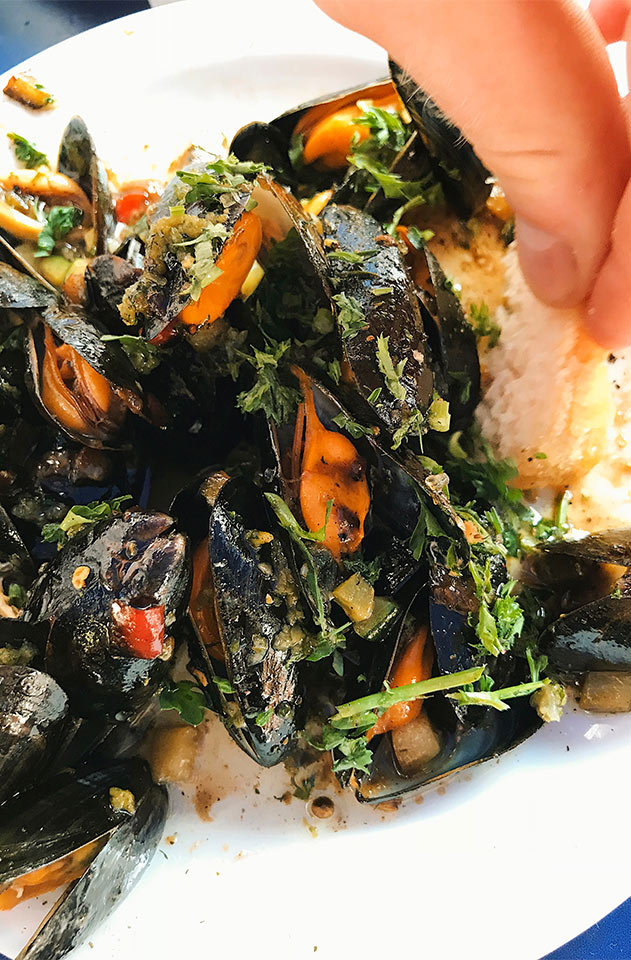 Moules frites en av Belgiens nationalrätter