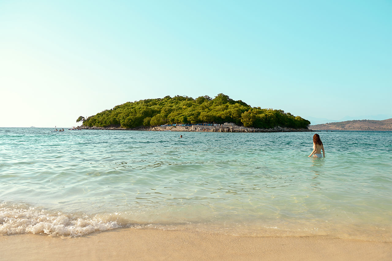 Utflykten Musslor och stranden Ksamil
