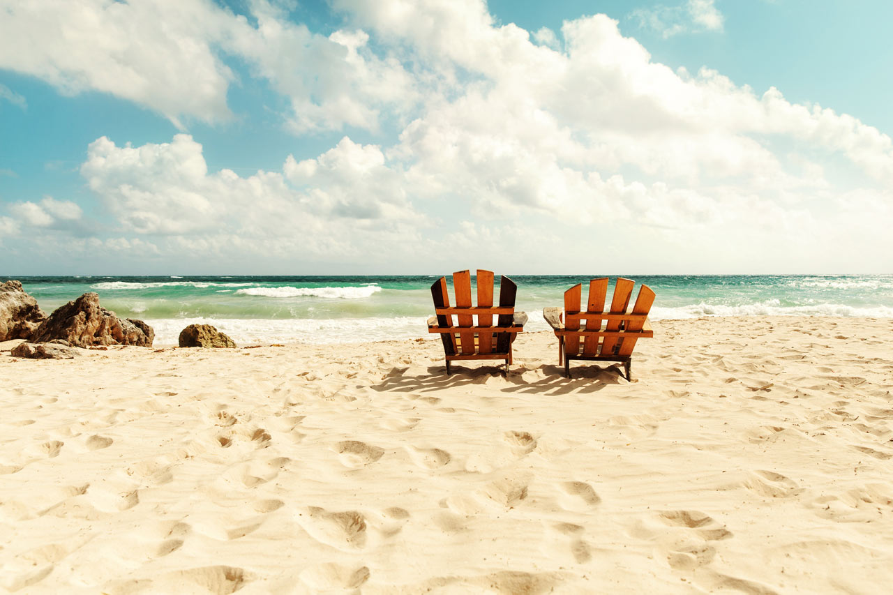 Tulum bjuder på tillbakalutat strandliv med sand mellan tårna