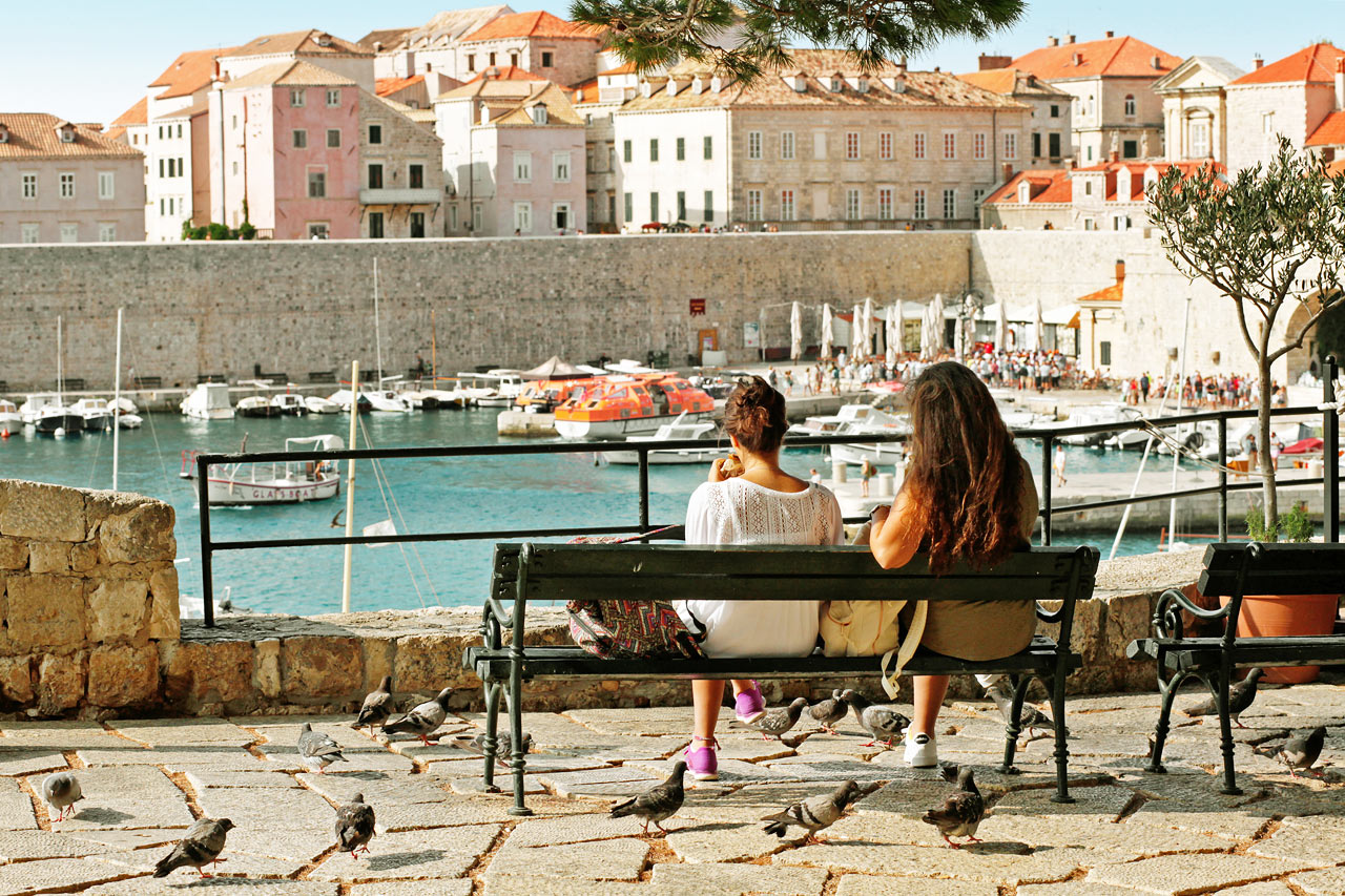 Hamnen i Dubrovnik